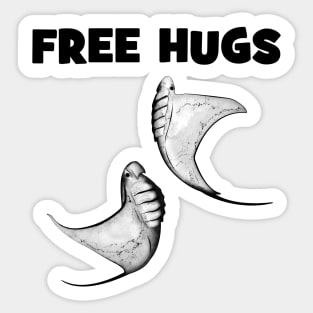 Free Hugs Sticker